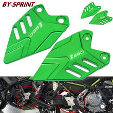 Motorcycle FootPeg Footrest Set CNC Front Pedal Wing Bracket Protector For Kawasaki Z650 Z 650 NINJA 650 NINJA650 ninja650 18-20 2024 - buy cheap