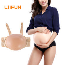 Liifun-vientre falso para embarazadas, maniquí o vestido, forma de vientre Artificial, piel de bebé, disfraces de Actor, Cosplay 2024 - compra barato