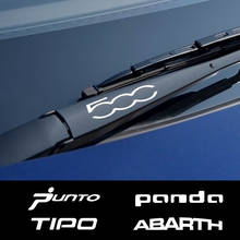 4 шт., виниловые наклейки на автомобильные окна Fiat Punto 500 Panda Abarth Tipo 2024 - купить недорого