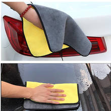 Car Care Cloth Detailing Car Wash Microfiber Towel for dacia sandero opel corsa d golf 7 honda jazz audi a4 b9 skoda fabia 2024 - buy cheap