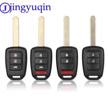 jingyuqin 2/3/4 Buttons Remote Car Key Shell Case Cover Fob Blank For Honda GREIZ Civic City XRV Vezel 2024 - buy cheap