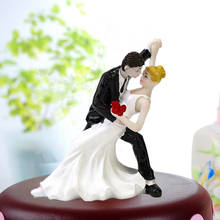 Wedding Decoration Couple Figure Cartoon Statue Wedding Decor Bride Groom Cake Topper Home Decoration Accessories Gift Box 2024 - buy cheap