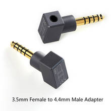 DJ30A 3.5mm Female to 4.4mm Male Earphone Adapter Apply to 3.5mm Earphone Cable 4.4 Output Plug for Cayin iFi FiiO Hiby Shanling 2024 - buy cheap