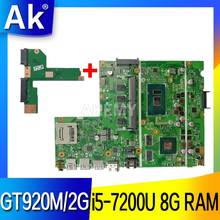 X541uvk placa-mãe 8 gb ram/I5-7200U/como gt920m/v2g mainboard para For Asus x541uvk x541uj x541uv x541u f541u placa-mãe do portátil 2024 - compre barato