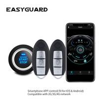 Easyguard-smartphone gsm, android, ios, 4g, 3g, 2g, sistema de entrada sem chave, start/stop, motor remoto, sistema de alarme gps 12v 2024 - compre barato