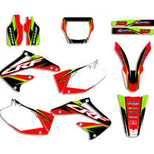 For Honda CRF250 CRF 250 2002 2003 2004 Team Backgrounds Graphics Decal 3M Fairing Guard Swingarm Cover Sticker Kit 2024 - buy cheap