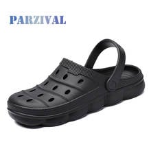 PARZIVAL-Sandalias de piscina para hombre, zuecos de jardín sin cordones, zapatillas informales de verano para ducha de agua y playa al aire libre, Unisex 2024 - compra barato