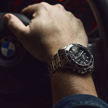 MEGIR Luxury Brand Business Quartz Watch Men Stainless-Steel Chronograph Army Military Wristwatches Male Clock Relogio Masculino 2024 - buy cheap