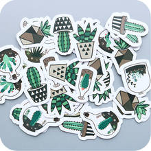 1Pcs/Sell Cactus Pot Stationery Stickers Pack Posted It Kawaii Planner Scrapbooking Memo Stickers Escolar School Supplies New 2024 - buy cheap