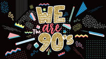 Fondo de fiesta Retro de los años 90, cartel de música, cumpleaños, baile, Punk, estudio fotográfico, Graffiti, brillo, 90, Hip Hop, Rock, póster 2024 - compra barato