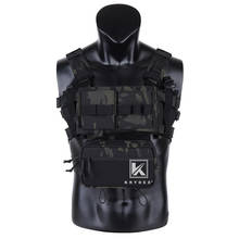 Cristal mk3 bolsa tática de peito com bandoleira, tipo espirito para combate, multicamadas, pretas, para caça, tipo militar 2024 - compre barato