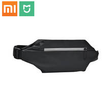 Xiaomi mijia pochete esportiva multifuncional, bolsa de peito impermeável para esportes e lazer, esportiva simples e preta com l 2024 - compre barato