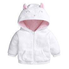 Casaco quente de inverno para bebês recém-nascidos, jaqueta com capuz para meninos e meninas, roupas de exterior para crianças de 0 a 18 meses 2024 - compre barato