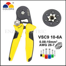 VSC9 10-6A mini-type self-adjustable crimping plier fasen tool 26-7AWG 0.08-10mm2 insulated and non-insulated ferrules 2024 - buy cheap