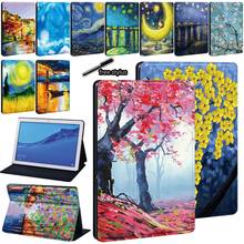 Oil Painting Print Series Painting Tablet Stand Case for Huawei MediaPad T3 8/T3 10 9.6"/T5 10 10.1"/M5 Lite 10.1"/M5 10.8" 2024 - buy cheap