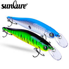 2019 Minnow 1pc Fishing Lures 11g/11cm Hard Lure 6 colors Fishing Tackle 6# Hook Artificial Bait With Top Sunlure 3D Print Lure 2024 - buy cheap