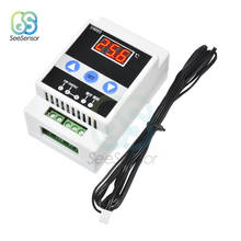 Guide Rail Thermoregulator Digital Temperature Controller Thermostat Refrigeration Heating Temperature Control 110-240V 2024 - buy cheap