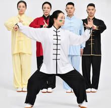 High Quality Tai chi Uniform Chinese classic Wushu Kung fu Clothing Adults Men Woman Martial arts Wing Chun Suit taiji clothing 2024 - buy cheap