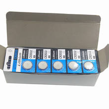 100Pcs card Coin Cells Bateria CR2032 3V Lithium Button Battery BR2032 DL2032 ECR2032 CR 2032 Lithium Batteries Main Board 2024 - buy cheap