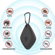 Portable USB Rechargeable Ultrasonic Outdoor Smart Pest Repeller  With Hanging Hook Mouse Insect Repellent Device For Kids Adult 2024 - buy cheap