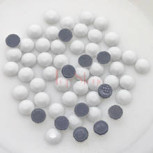 Hotfix-miçangas de cristal ss10 ~ ss30, cores brancas, pedra, correção, calor, ferro, strass, strass 2024 - compre barato