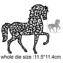 METAL CUTTING DIES Hollow out horse for DIY paper craft projects Scrapbook Paper Album greeting cards 2024 - buy cheap