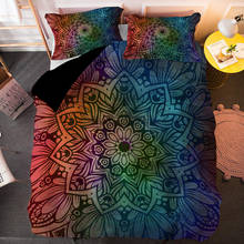 King Queen Single Duvet Cover Set Luxury Bed Sets Colorful Boho Mandala Bedding Cloth Quilt Covers 2/3pcs 2024 - buy cheap