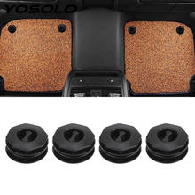 YOSOLO 4 Piece/Set Anti-Slip Holders Auto Carpet Fixing Grips Clamps  Car Floor Mat Clips Universal Auto Fastener 2024 - buy cheap