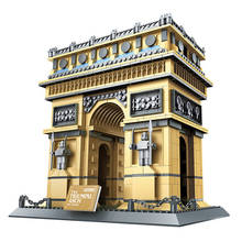 Architecture Paris France Arc de Triomphe Collection Building Blocks Sets Bricks Classic Model Kids Toys for boy 2024 - buy cheap