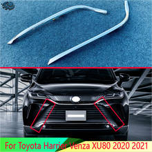 For Toyota Harrier Venza XU80 2020 2021 Car Accessories ABS Chrome Front grille in the net side decoration 2024 - buy cheap