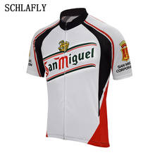 red white black cycling jerseys retro summer short sleeve bike wear beer jersey road jersey cycling clothing schlafly 2024 - buy cheap