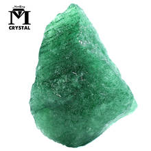50 г натуральный зеленый клубничный кварц драгоценный камень минеральный образец Гравий Кристалл камни нерегулярные Рейки Исцеление 2024 - купить недорого
