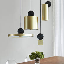 Подвесной светильник Modren, новый дизайн, украшение s, для гостиничного холла, светодиодный современный подвесной светильник с гальваническим покрытием, светильник в форме магнита 2024 - купить недорого
