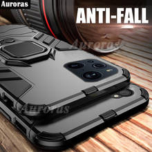 Auroras Shockproof Armor Case For OPPO Find X3 Lite Case Finger Ring Magnetism Holder Case For OPPO Find X3 Pro Find X3 NEO 2024 - buy cheap