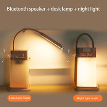 Led Wireless Bluetooth Speaker Lamp Outdoor Nightlight Bedroom Bedside Lamp Reading Table Lamp 2024 - buy cheap