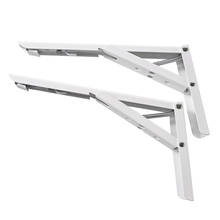 90 Degree Spring Loaded Folding Support Shelf Bracket 8" 10" 12" 14" Length Pack of 2 2024 - buy cheap