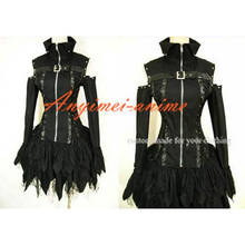 Fondcosplay-Chaqueta de algodón de estilo gótico para mujer, traje de Tripp Lolita Punk de moda, color negro, falda disfraz Cosplay a medida [CK474] 2024 - compra barato