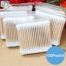 100Pcs/lot Disposable double-headed cotton swab Multipurpose Clear earwax eyes Clean up the wound  jewelry cotton swabs YJN 2024 - buy cheap