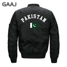 GAAJ Print Pakistan Flag Jackets Men Print Plus Size Jacket O Neck Clothes For Male Pilot Parka Winter 6XL 7XL 8XL Warm 2024 - buy cheap
