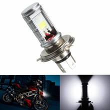 Lâmpada de led para motocicleta, super brilhante, 12w, lâmpada com feixe alto/baixo, farol dianteiro, lâmpada 6000-6500k, lm, 1 peça 2024 - compre barato