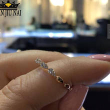 Brand Female Small Water Drop Engagement Ring Cute Luxury Gold Love Wedding Jewelry Promise Zircon Stone Rings For Women 2024 - buy cheap