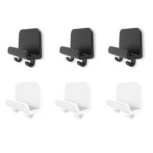 3x Adhesive Phone Tablet Holder Wall Mount Stand Hook Cradle for iPad Cellphone 2024 - buy cheap