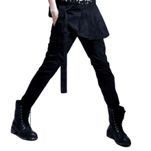 Pantalones de dos piezas de estilo coreano para hombre, capris góticos, estilo harem, punk, hip hop, club nocturno, DJ, para correr en escenario 2024 - compra barato