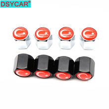 DSYCAR-Tapas de válvula de rueda de coche, vástago de neumático, cubiertas herméticas, aleación de Zinc, 4 unidades por juego 2024 - compra barato