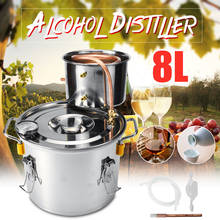 Efficient 2GAL/8L Distiller Moonshine Alcohol Distiller Stainless Copper DIY Home Water Wine Essential Oil Brewing Kit 2024 - buy cheap