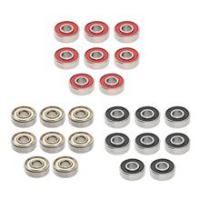 8pcs ABEC-9 Skateboard Bearing Replacement 22x7x8mm Dual Rubber Shield 608 Longboards Roller Sealed Wheels Maintain Component 2024 - buy cheap