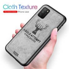 poco-m3 case classic deer fabric cloth phone covers case for xiaomi pocophone little poco m 3 m3 pocom3 6.53'' shockproof coque 2024 - buy cheap