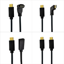10 gb/s usb c cabo de extensão tipo c cabo extensor USB-C para macbook pro nintend switch usb 3.1 cabo de extensão usb 0.6m 1m 1.8m 2024 - compre barato