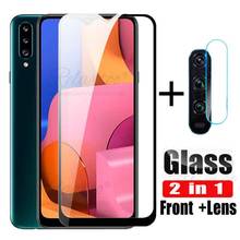 2 in 1 Camera lens Glass on for samsung galaxy a20s tempered glass screen protector for galaxy A20 a 20 s e 20s protective Film 2024 - buy cheap