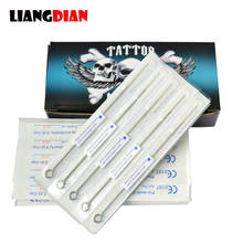 50PCS/Lot Disposable Sterilized Tattoo Needles Curved Round Liner Tattoo Pen Supply Accessory Tattoo Cartridges Needles RL RS RM 2024 - buy cheap